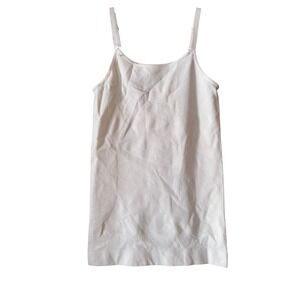 Shapermint Essentials Beige Smoothing Slip Dress Adjustable Straps M/M